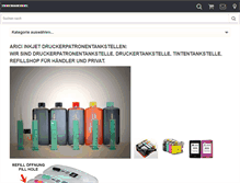 Tablet Screenshot of druckerpatronentankstellen.de